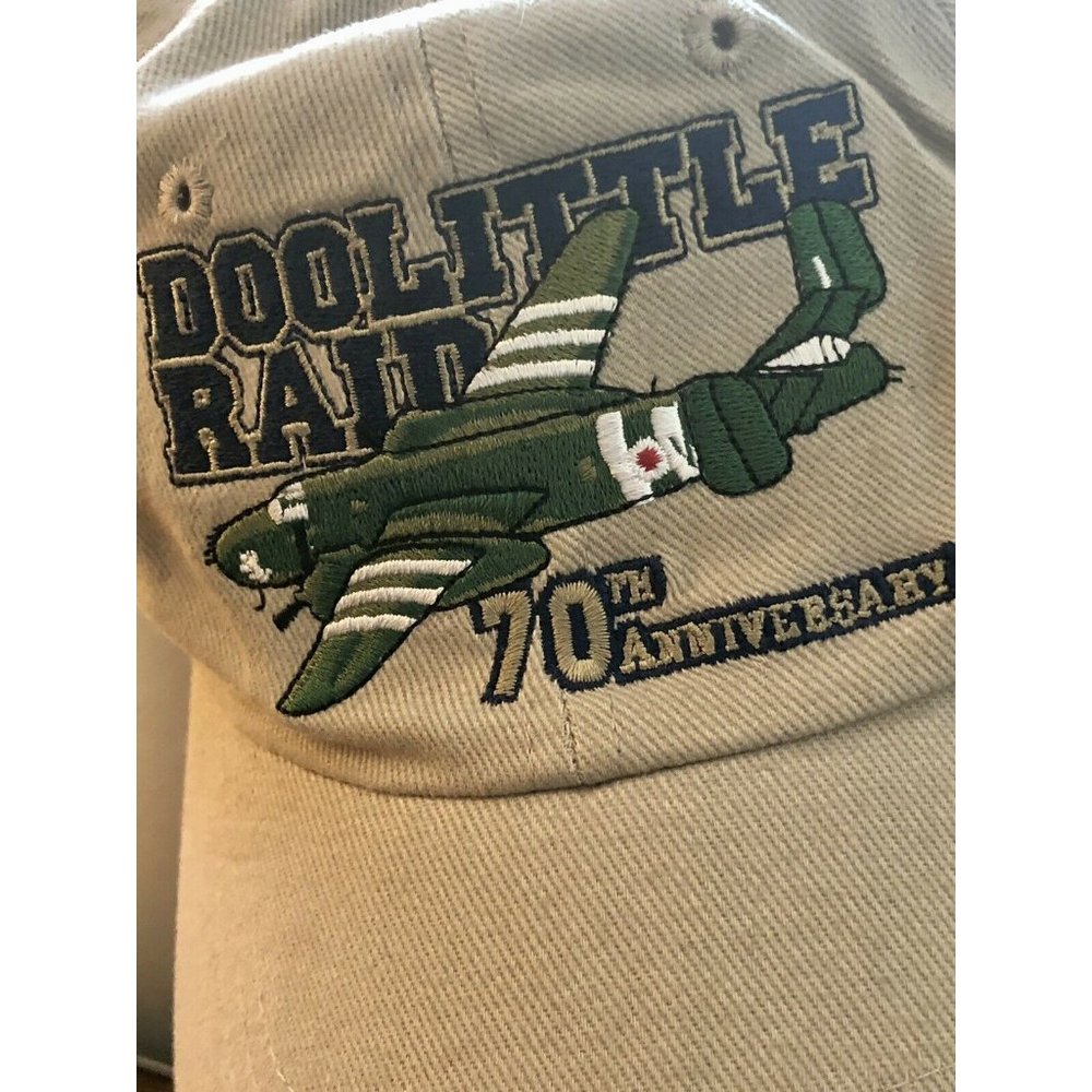 D-Day 1944 Normandy embroidered Doolittle Raid 70th anniv. cap hat 100% cotton - Picture 2 of 5